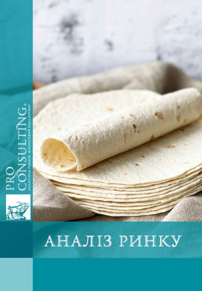 Аналітична записка по ринку тортильї в Україні. 2025 рік